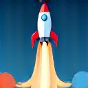 A rocket icon.
